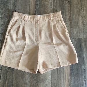 ARITZIA Wilfred Effortless Shorts 7" length in Flax Beige - Size 14